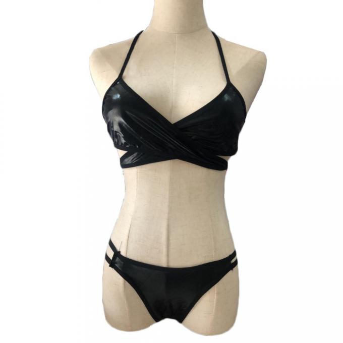Ερωτικό προκλητικό Lingerie πλέγματος δέρματος ερωτικό Teddy φύλων προκλητικό Lingerie φερμουάρ κορσέδων Babydoll