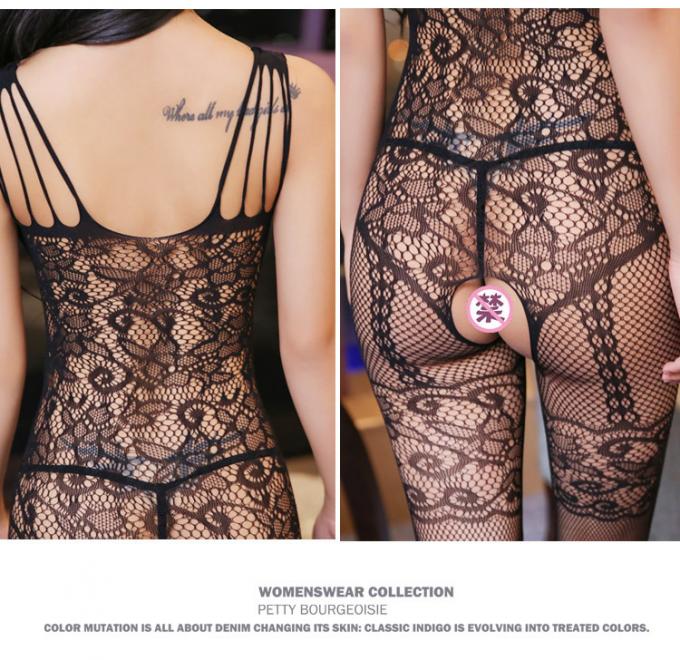 Νέα λίστα υψηλή - καυτό προκλητικό Lingerie γυναικών ποιοτικών Fioyia001 διαφανές αμάνικο ενός κομματιού κομπινεζόν
