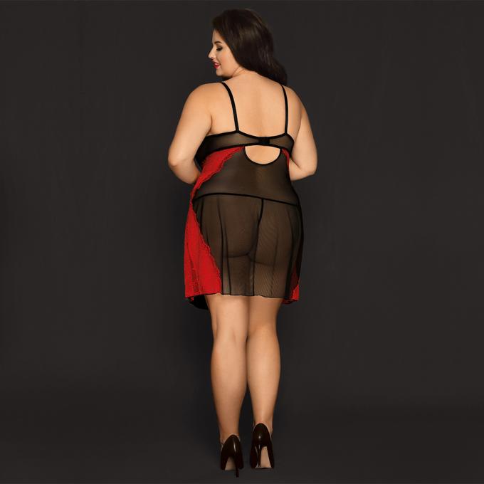 Νέα Lingerie πυτζαμών δαντελλών προκλητική φούστα ύπνου Leepcoat μεγέθους γυναικών ′ S μεγάλη