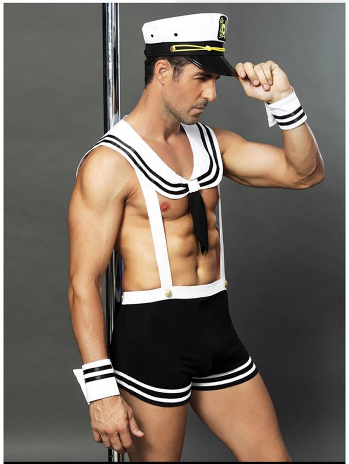 Προκλητικό ατόμων ′ s Lingerie Cosplay ναυτικών ομοιόμορφο που τίθεται για το παιχνίδι ρόλου φύλων ταιριάζει τα πιτζάματα νύχτας