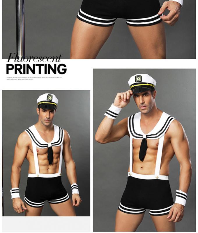 Προκλητικό ατόμων ′ s Lingerie Cosplay ναυτικών ομοιόμορφο που τίθεται για το παιχνίδι ρόλου φύλων ταιριάζει τα πιτζάματα νύχτας