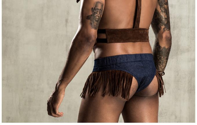 Lingerie ατόμων ′ s το προκλητικό προκλητικό άτομο Cosplay ύφους κάουμποϋ φανέλλων δυτικό φορά ένα εσώρουχο καπέλων