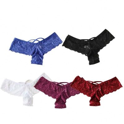 Knickers γ-σειράς 4XL 5XL νάυλον μαύρα Knickers εσώρουχων γυναικών δαντελλών προκλητικά