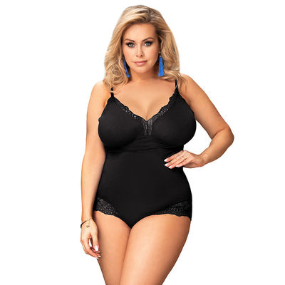 Πολυεστέρας Floral συν Lingerie Babydoll το λευκό s-XL προκλητικά Suspenders Onesie δαντελλών φθινοπώρου