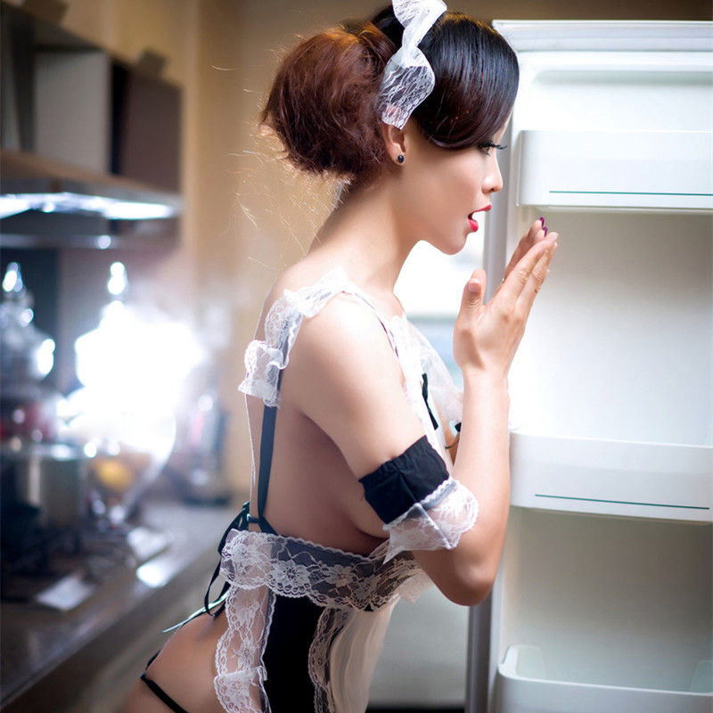 Lingerie μανικιών φορεμάτων Babydoll πολυεστέρα αμάνικο κοντό προκλητικό Suspenders κορίτσι Cosplay