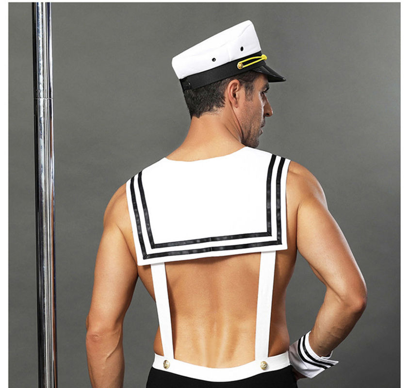 Lingeries των ατόμων XXL προκλητική μέση 82cm αποτυχία 87cm ναυτικός ομοιόμορφο Cosplay
