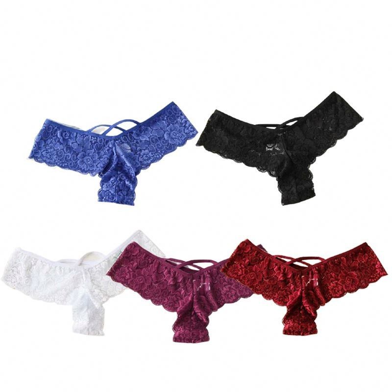 Knickers γ-σειράς 4XL 5XL νάυλον μαύρα Knickers εσώρουχων γυναικών δαντελλών προκλητικά