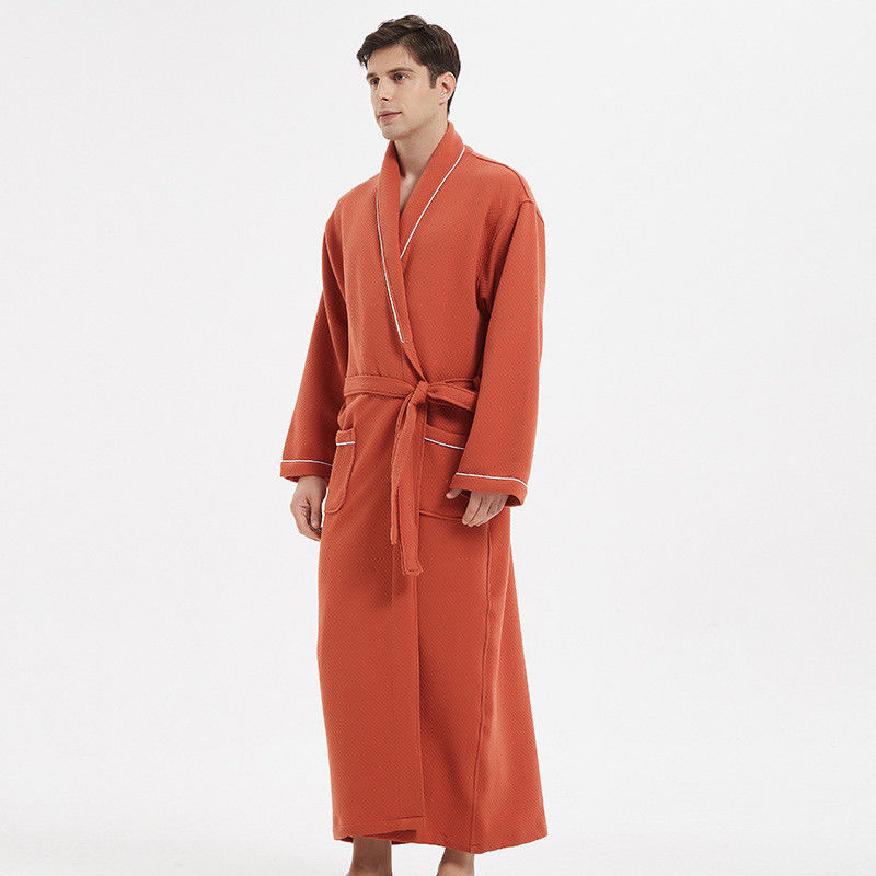 Συν Loungewear των ατόμων θερμές πυτζάμες υφάσματος βαμβακιού πιτζαμάτων τις στερεές για τα άτομα