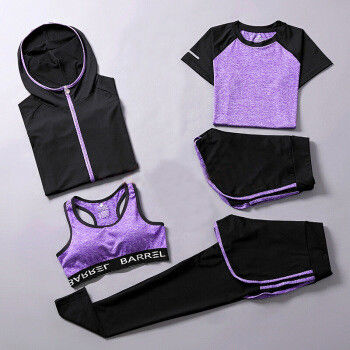 η συγκομιδή 3pcs/Set Workout ολοκληρώνει το στηθόδεσμο για μπλε αντιβακτηριακό εφήβων XXL