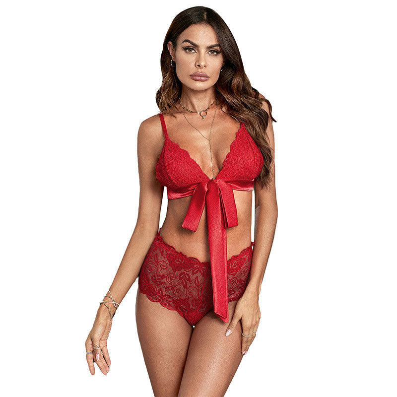 ο προκλητικός Panty στηθόδεσμος 70C 75A 70B 50kg έθεσε το στηθόδεσμο Bralette δαντελλών δύο λουριών